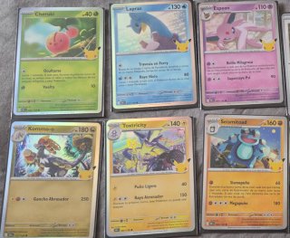 Lote de 17 Cartas Pokémon 30 Aniversario
