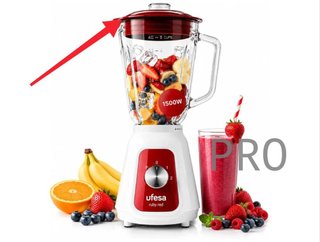 Ufesa BS4717 Ruby Red Batidora de Vaso
