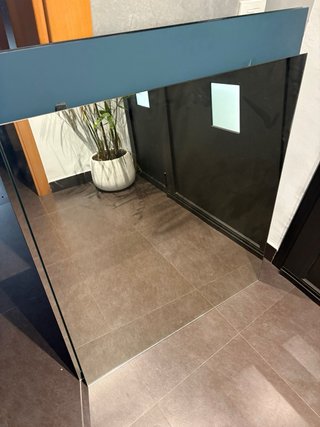 Lavabos con Mueble de Madera y espejo
