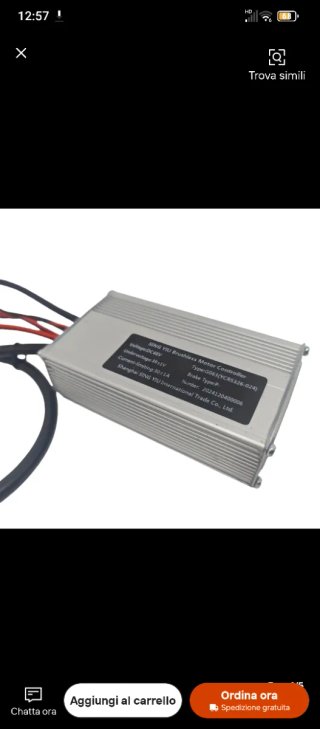 Centralina 48V 30Ah Amp Ricambio