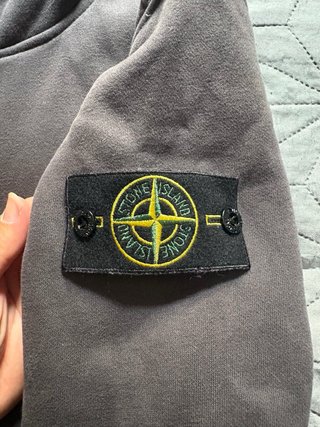 Chaqueta Stone Island Gris Cremallera