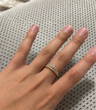 Anillo Pandora Tiara Dorado