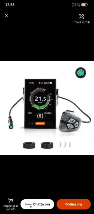 Display Bafang DPC18 per e-bike