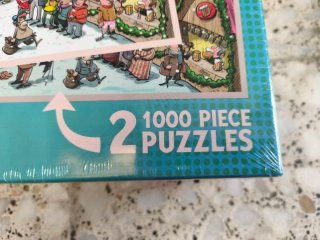 Puzzle Jigsaw Vu Christmas Market 1000 Piezas