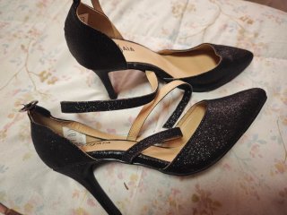 Zapatos de fiesta negros sin estrenar Brilli brill