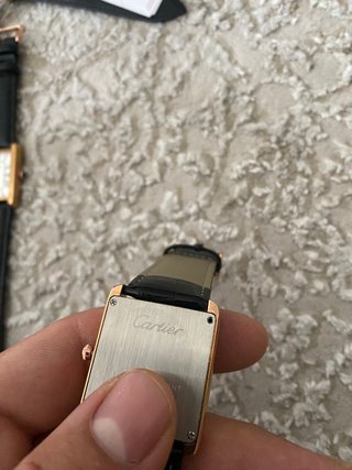 Reloj Cartier Dorado 35mm