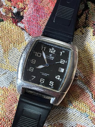 Reloj Casio Oceanus OC-104 Vintage Negro/Plata