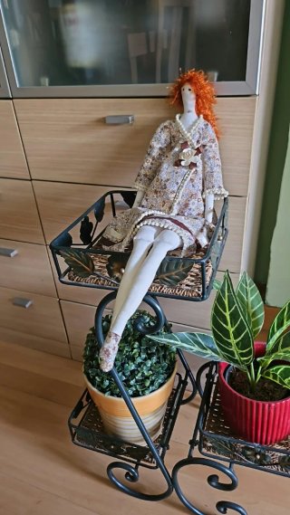 Muñeca de trapo artesanal
