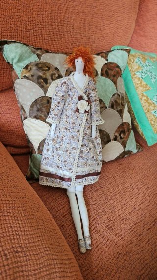 Muñeca de trapo artesanal