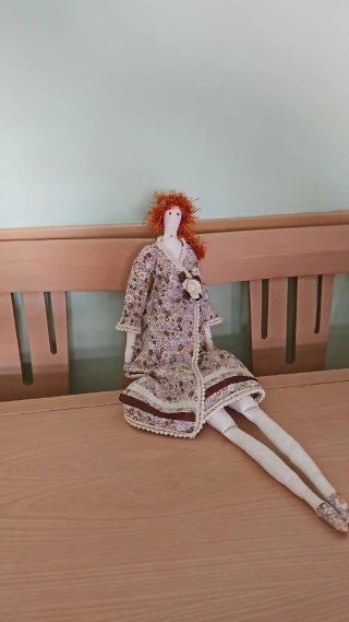 Muñeca de trapo artesanal