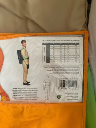 Disfraz Cazafantasmas Talla S