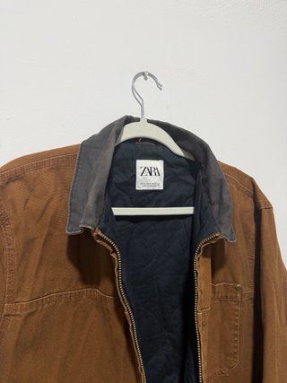 Chaqueta Workwear Zara Marrón