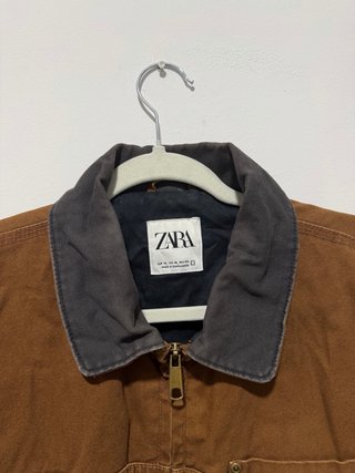 Chaqueta Workwear Zara Marrón