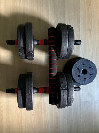 Set de Mancuernas Multifunción 15kg