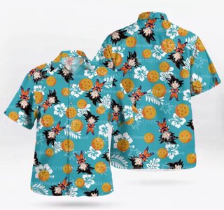 Camisa Hawaiana Dragon Ball Z Goku