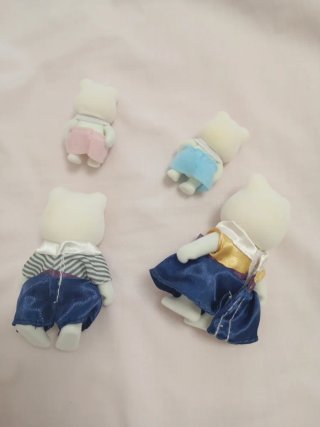 Muñecos  blancos tipo Sylvanian