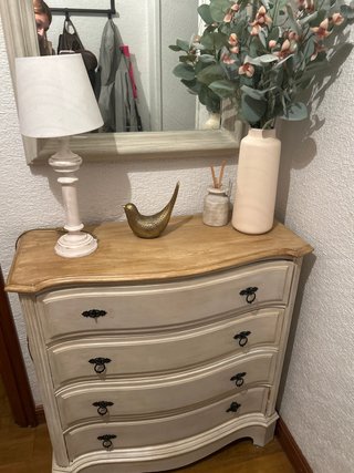 Lámpara de mesa antigua restaurada