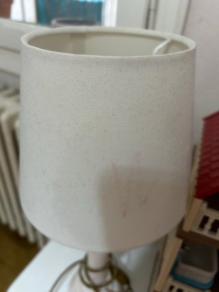 Lámpara de mesa antigua restaurada