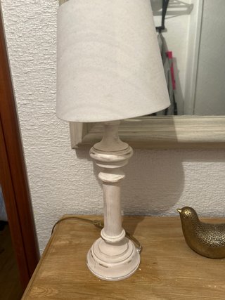 Lámpara de mesa antigua restaurada