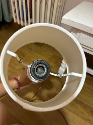 Lámpara de mesa antigua restaurada