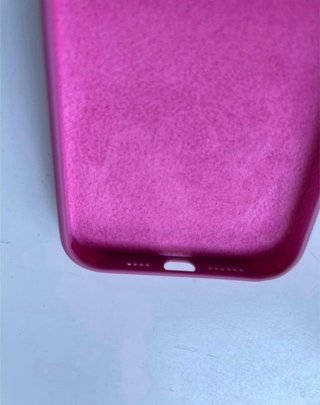 Funda silicona iPhone 12 Pro Max rosa/morada ENVÍO