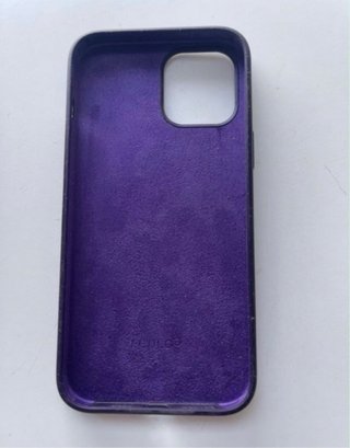 Funda silicona iPhone 12 Pro Max rosa/morada ENVÍO