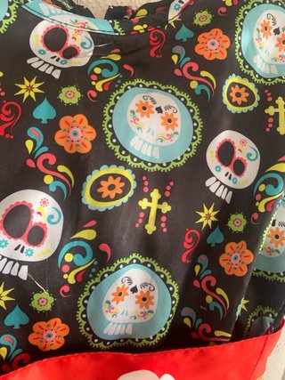 Disfraz Katrina calaveras Día de Muertos talla 6-8