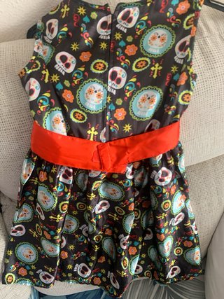 Disfraz Katrina calaveras Día de Muertos talla 6-8