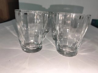 Set di 4 bicchieri in vetro italy