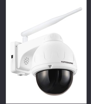 Cámara Vigilancia PTZ WiFi Exterior TOPODOME