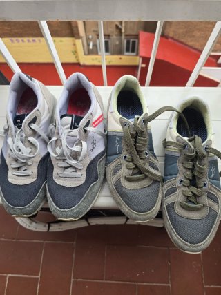2 Pares de Bambas Pepe Jeans Talla 40