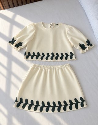 Conjunto de Falda y Blusa