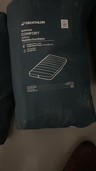 Colchón Hinchable Quechua Comfort 140cm