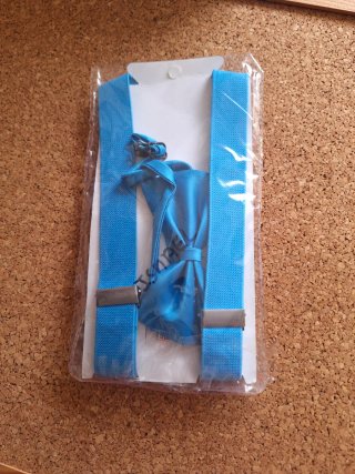 Set de Pajarita y Tirantes para Niño