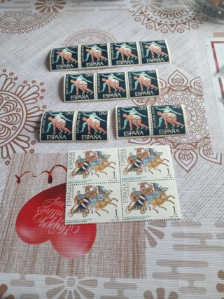 Lote de sellos conmemorativos España