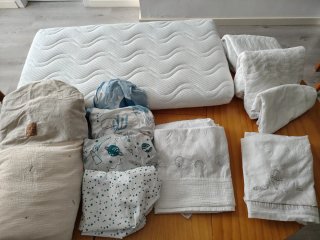 Lote de accesorios para minicuna