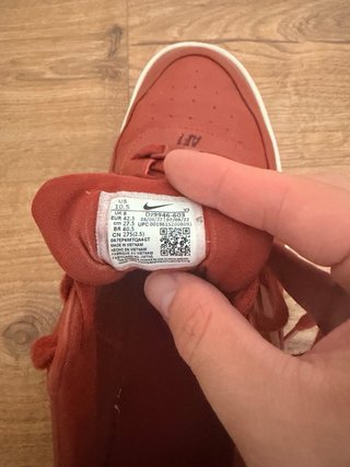 Nike Air Force 1 Buedeos Rojo