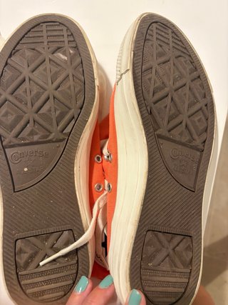 Zapatillas Converse floral embroidery coral bordad