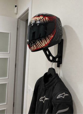 Soporte de Pared para Casco de Moto