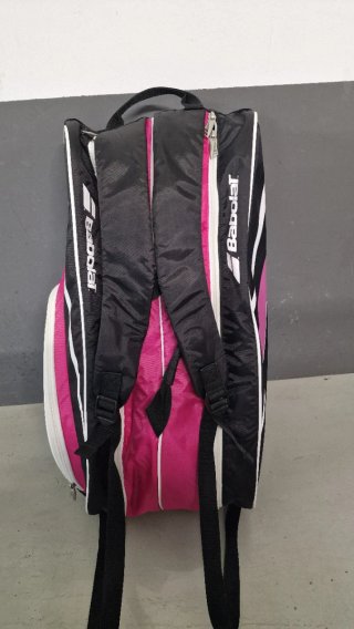 Paletero Babolat Negro, Rosa y Blanco