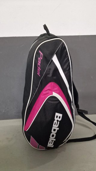 Paletero Babolat Negro, Rosa y Blanco