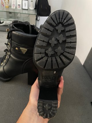 Botines Guess negros de tacón - Talla 38