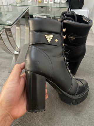 Botines Guess negros de tacón - Talla 38