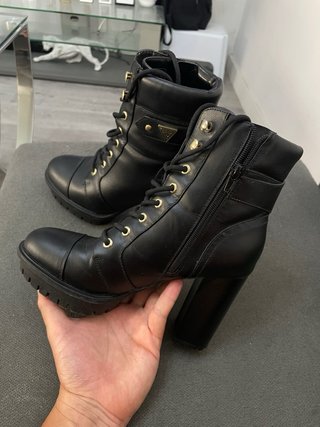Botines Guess negros de tacón - Talla 38