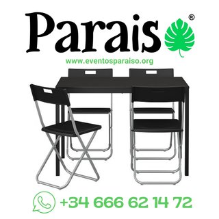 Mesa Redonda Plegable 180cm
