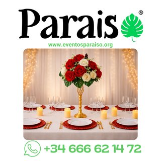 Mesa Redonda Plegable 180cm