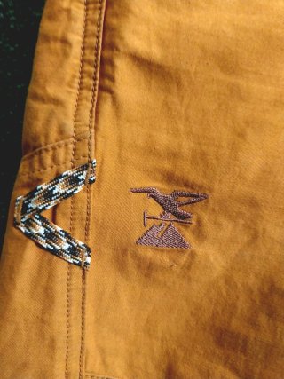 Pantalón corto de escalada marrón talla M
