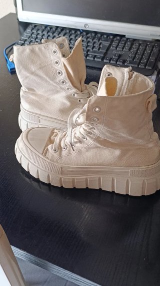 Botas Altas Blancas