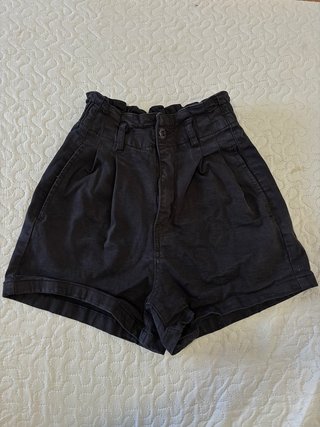 Pantalón corto mujer negro
