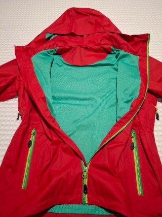 Chaqueta Impermeable Quechua Mujer Roja